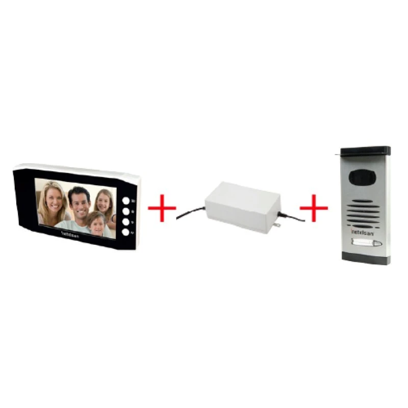 WARRIOR X7” Renkli Butonlu LCD Görüntülü Villa Kitler (Tekli)